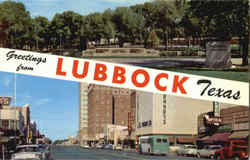 Greetings From Lubbock Texas Postcard Postcard