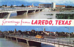 Greetings From Laredo Texas Postcard Postcard