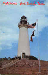 Lighthouse Port Isabel, TX Postcard Postcard