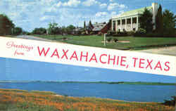 Greetings From Waxahachie Texas Postcard Postcard