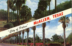 City Of Palms McAllen, TX Postcard Postcard