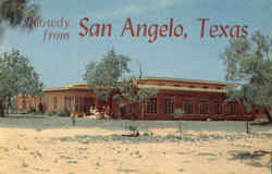 Howdy From San Angelo Texas Postcard Postcard