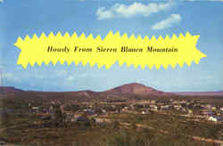 Howdy From Sierra Blanca Mountain Postcard