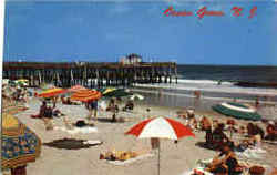 The Fishing Pier At Ocean Grove New Jersey Postcard Postcard