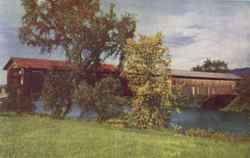 Bridge Across Connecticut River, U. S. Route 2 Postcard