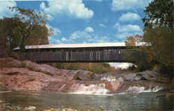 Covered Bridge At Swiftwater Postcard