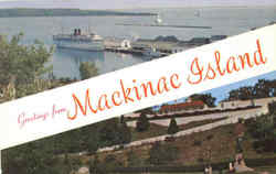 Greetings From Mackinac Island Postcard
