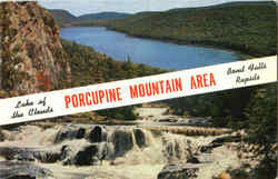 Porcupine Mountain Area Postcard