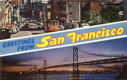Greetings From San Francisco Postcard