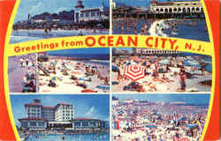 Greetings From Ocean City Postcard