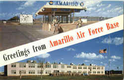 Greetings From Aransa Air Force Base Postcard