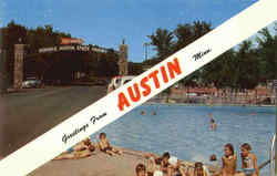 Greetings From Austin Postcard