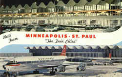 Hello From Minneapolis Minnesota Postcard Postcard