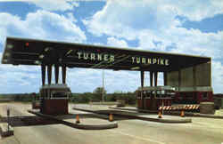 Entrance To The Turner Turnpike Postcard