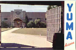 Entrance To Territorial Prison Museum Yuma, AZ Postcard Postcard