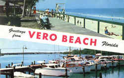 Greetings From Vero Beach Florida Postcard Postcard