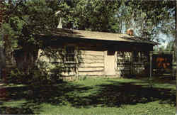 Homestead Cabin Of Eugene Bigelow Wilson Postcard