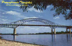 Delaware River Bridge Turnpike, PA Postcard Postcard