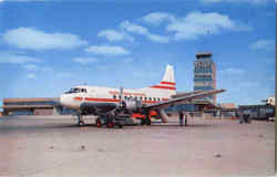 Municipal Airport Postcard