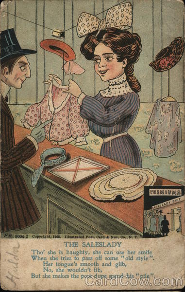 The Saleslady Caricatures