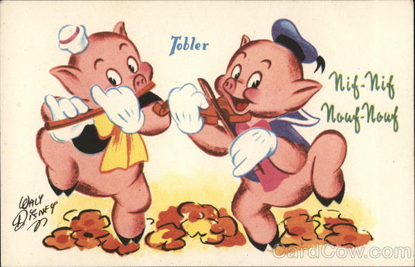 Three Little Pigs - Tobler Chocolates Advertising