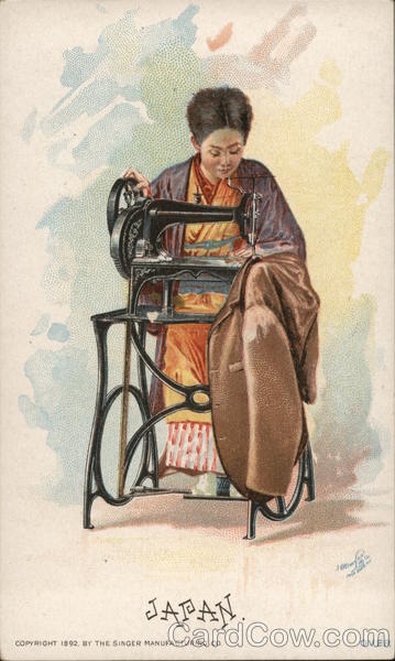 Japan. - Singer Sewing Machine Advertising