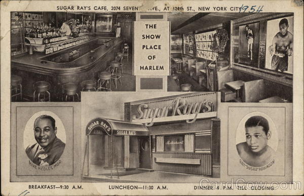 Sugar Ray's Cafe Harlem New York Black Americana
