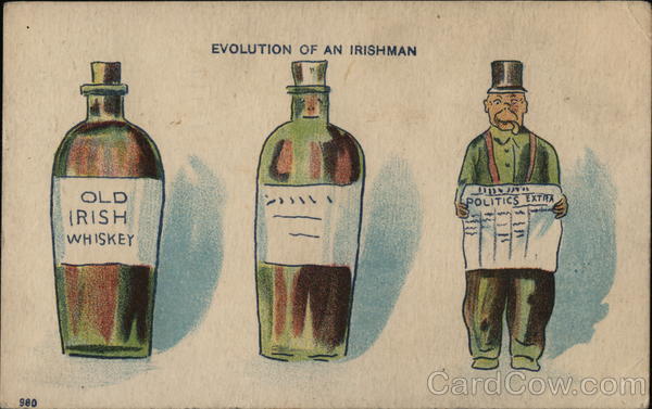 Evolution of an Irishman Ireland Drinking