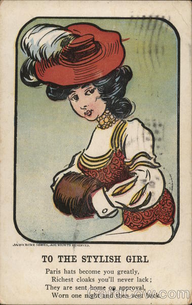 To The Stylish Girl Caricatures