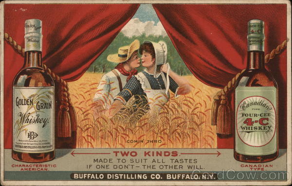Golden Grain & Four-Cee 4c Whiskey Buffalo New York