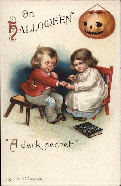 On Halloween Ellen Clapsaddle