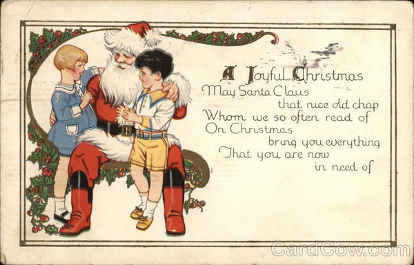 A joyful Christmas Santa Claus