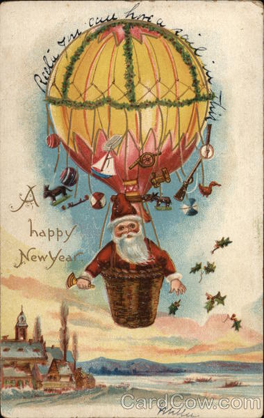 A happy New Year Santa Claus