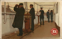 Watchmen on Red Star Line--Antwerpen Postcard
