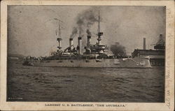 Largest U.S. Battleship, "The Louisiana" Largest U.S. Battleship, "The Louisiana"