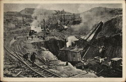 Shannon Power Scheme Excavation of Foundation Pit for Power Station Ardnacrusha, Ireland Postcard Postcard