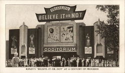 Ripley's "Believe-It-Or-Not" At a Century of Progress Postcard