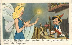 No 2 - La Fee Bleue vient pendant la nuit, accomplir le voeu de Gepetto. No 2 - La Fee Bleue vient pendant la nuit, accomplir le voeu de Gepetto.