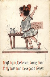 Votes for Women - Suffrage Social History Postcard Postcard