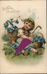 Birthday Greetings Postcard