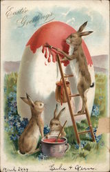 Easter Greetings Postcard