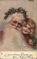 Christmas Greetings Postcard