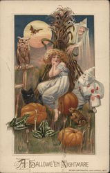 A Halloween Nightmare Postcard