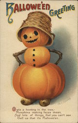 hallowe'en greeting Halloween Postcard Postcard