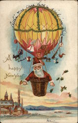 A happy New Year Postcard