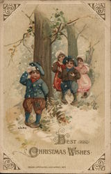 Best Christmas Wishes Children Postcard Postcard