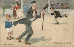 Stealing a Ride Postcard