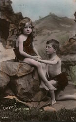 "Do you love me?" Postcard