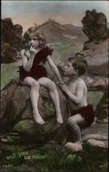 Will you be mine? Postcard