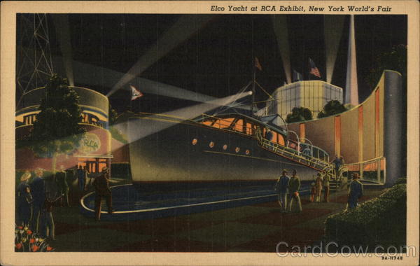 Elco Yacht at RCA Exhibit, New York's World Fair